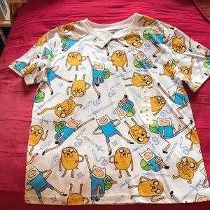 Boys adventure time shirt